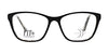 DEA Preferred FANO Eyeglasses | Size 57 / Black / Non Prescription