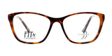 Indulge in luxury with our tortoiseshell eyeglass frames, showcasing the "FIT & FASHION" design and a chic logo on the lenses. Modeled after the DEA Preferred FANO Eyeglasses, these cat eye frames offer an elegant touch to women's eyewear.