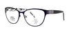 DEA Preferred FORLI Eyeglasses | Size 58 / Deep Purple / Non Prescription