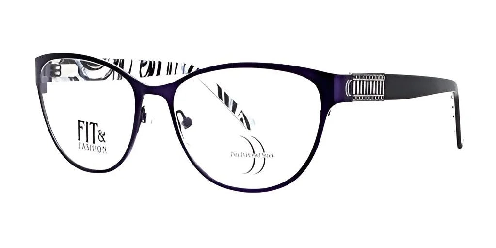 DEA Preferred FORLI Eyeglasses Deep Purple Non Prescription