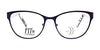 DEA Preferred FORLI Eyeglasses | Size 58 / Chocolate / Non Prescription