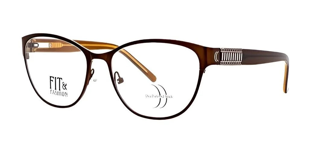 DEA Preferred FORLI Eyeglasses Chocolate Non Prescription