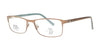 DEA Preferred MESSINA Eyeglasses | Size 57 / Tan / Non Prescription