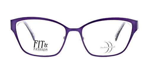 DEA Preferred PRATO Eyeglasses / Size 60 / Deep Purple / Non Prescription