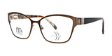 DEA Preferred PRATO Eyeglasses Light Chocolate Non Prescription