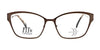 DEA Preferred PRATO Eyeglasses | Size 60 / Deep Purple / Non Prescription
