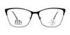 DEA Preferred SERENA Eyeglasses | Size 59 / Black / Non Prescription
