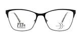 These DEA Preferred SERENA Eyeglasses boast black-rimmed lenses with the impressive inscriptions of "DEA Preferred" and "Day Preferred Stock," blending style and sophistication seamlessly.