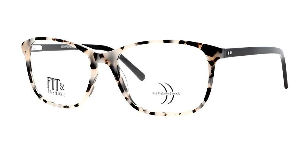 Tortoiseshell eyeglasses with black arms, branded "DEA Preferred" on one lens, the DEA Preferred TRIESTE Eyeglasses in Size 59 offer enhanced vision without sacrificing style.