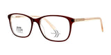 DEA Preferred TRIESTE Eyeglasses Brown Non Prescription