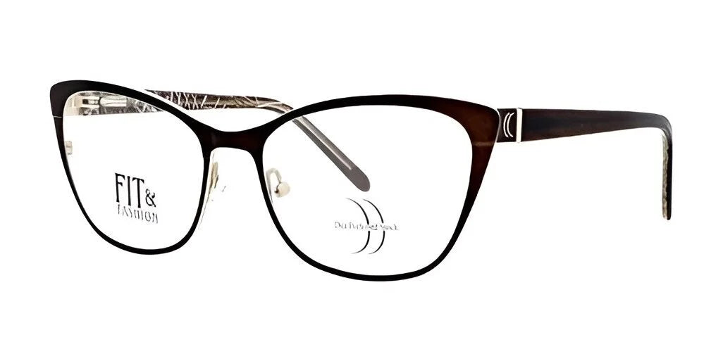 DEA Preferred TURIN Eyeglasses Chocolate Non Prescription