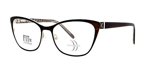 DEA Preferred TURIN Eyeglasses / Size 58 / Chocolate / Non Prescription