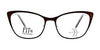 DEA Preferred TURIN Eyeglasses | Size 58 / Chocolate / Non Prescription