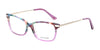 Di Valdi DVO8120 Eyeglasses | Size 53 / Purple