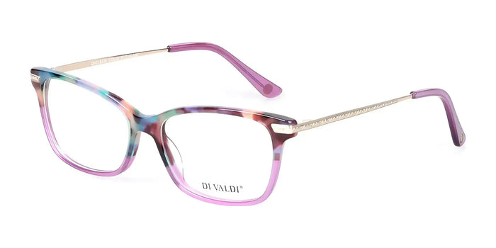 Di Valdi DVO8120 Eyeglasses | Size 53 / Purple