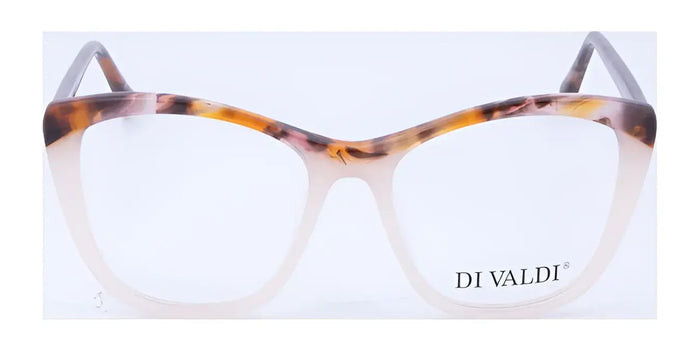Di Valdi DVO8126 Eyeglasses | Size 53 / Brown / Gold