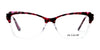 Di Valdi DVO8166 Eyeglasses | Size 55 / Red