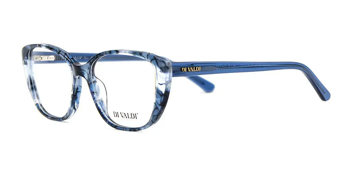 Di Valdi DVO8211 Eyeglasses | Size 53 / Blue