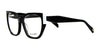 Di Valdi DVO8224 Eyeglasses | Size 55 / Black & White