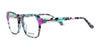 Di Valdi DVO8225 Eyeglasses | Size 53 / Demi Blue Purple