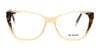 Di Valdi DVO8226 Eyeglasses | Size 54 / Brown Cream & Demi Brown Blue