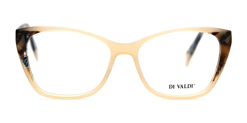 Di Valdi DVO8226 Eyeglasses / Size 54 / Brown Cream & Demi Brown Blue