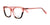 Di Valdi DVO8231 Eyeglasses | Size 53 / Clear Pink+Demi Brown Bottom