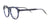Di Valdi DVO8251 Eyeglasses | Size 49 / Blue & White End Tips