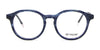 Di Valdi DVO8251 Eyeglasses | Size 49 / Black & White End Tips