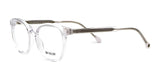 Di Valdi DVO8252 Eyeglasses Transparent & White End Tips