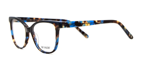 Di Valdi DVO8254 Eyeglasses Demi Blue & Brown