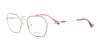 Di Valdi DVO8264 Eyeglasses | Size 55 / Red