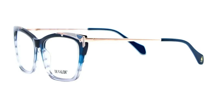 Di Valdi DVO8266 Eyeglasses | Size 54 / Blue