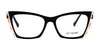 Di Valdi DVO8267 Eyeglasses | Size 52 / Black