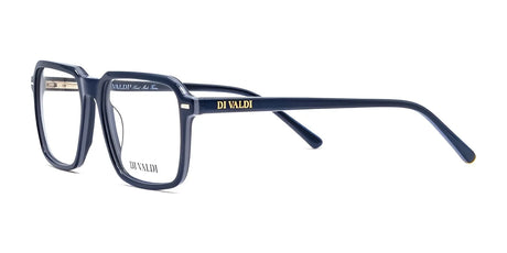 Di Valdi DVO8273 Eyeglasses Navy Blue With Grey Line