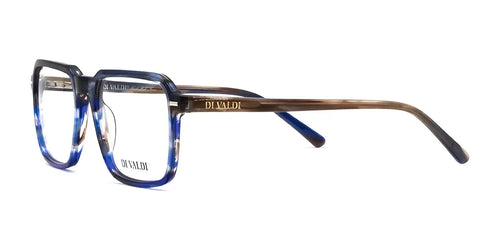 Di Valdi DVO8273 Eyeglasses / Size 54 / Blue Grey & Brown