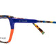 Demi Brown Blue & Orange