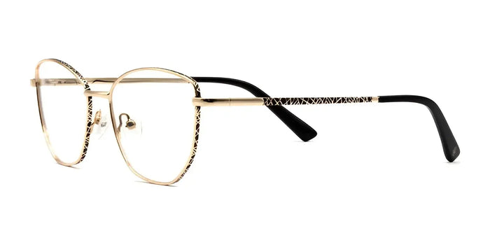Di Valdi DVO8278 Eyeglasses | Size 54 / Gold Metal