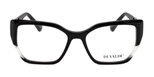 Di Valdi DVO8308 Eyeglasses / Size 54 / Black