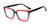 Di Valdi DVO8310 Eyeglasses | Size 53 / Red