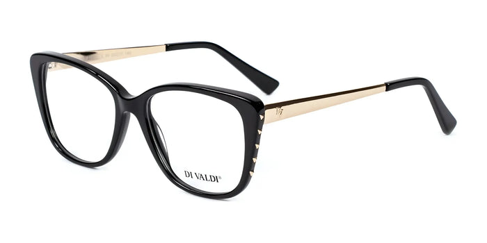 Di Valdi DVO8161 Eyeglasses | Size 53 / Black