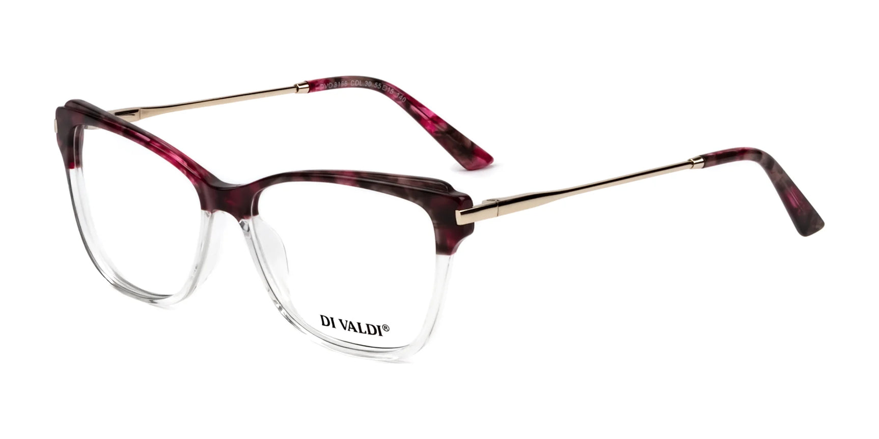 Di Valdi PUNTEGGIATO DVO8166 Eyeglasses | Size 55