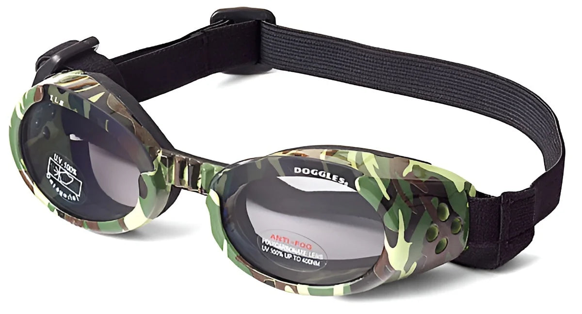 Doggles Ils Lg Green Camo Smoke