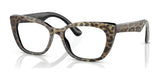 Dolce&Gabbana DX3357 Eyeglasses Leo Brown / Black