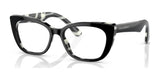 Dolce&Gabbana DX3357 Eyeglasses Black On Zebra