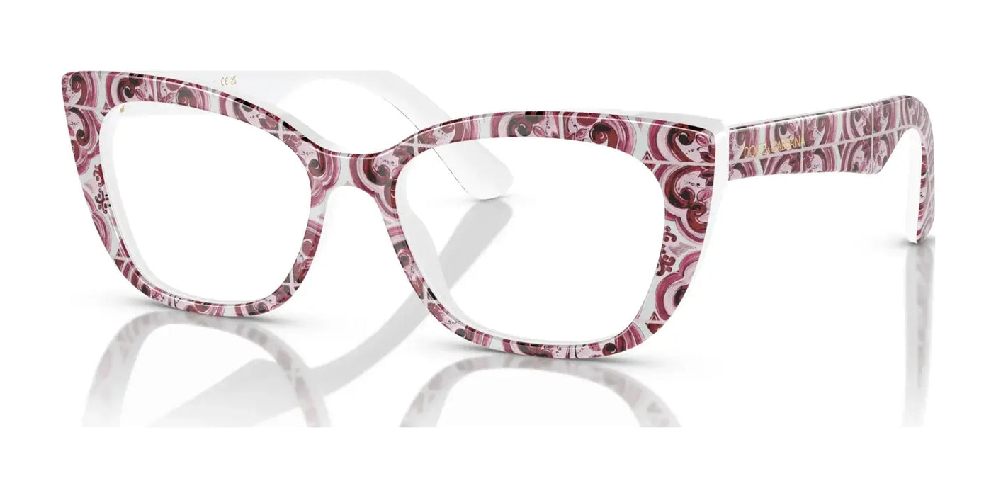 Dolce&Gabbana DX3357 Eyeglasses Maiolica Fuxia