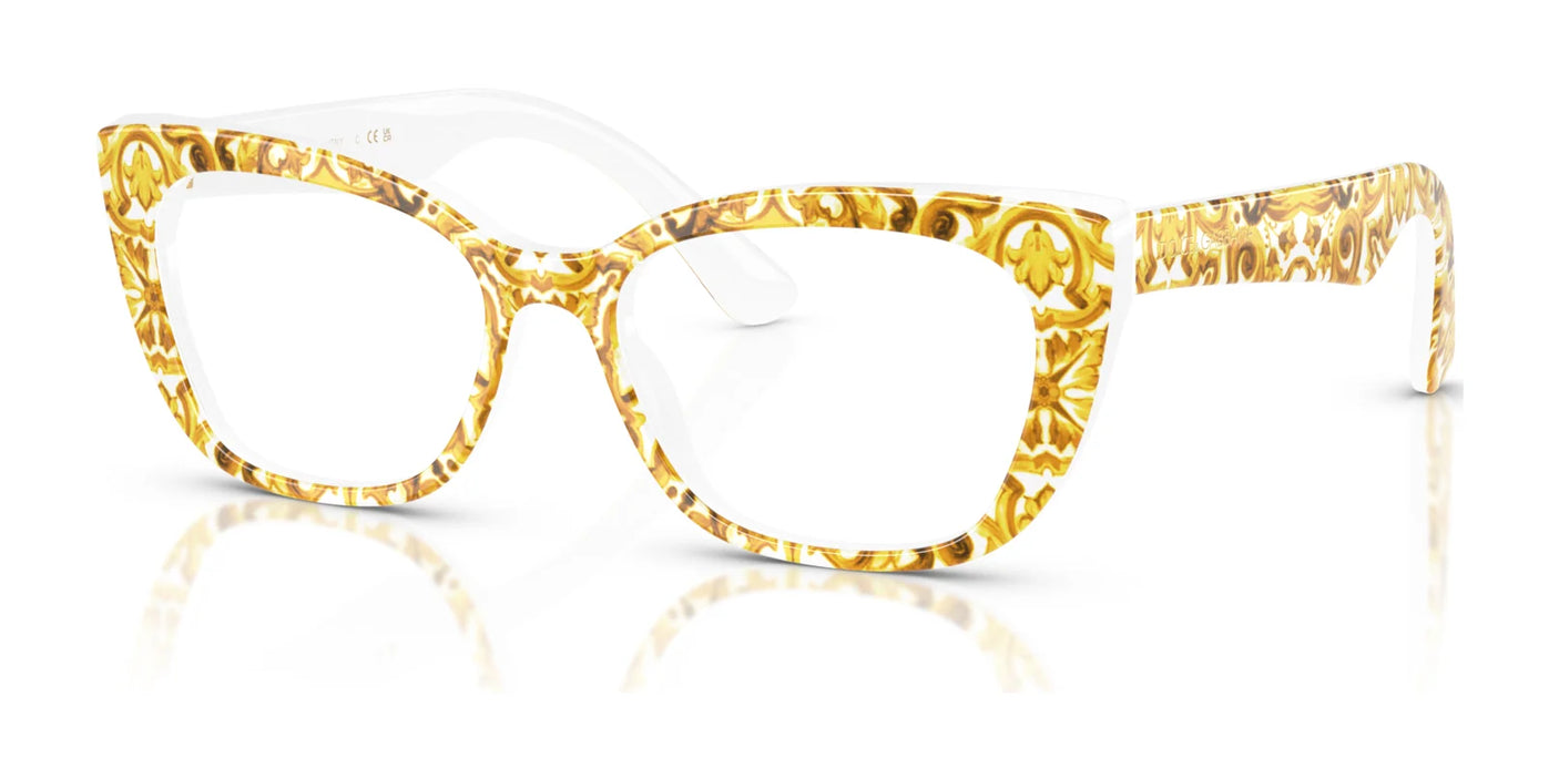 Dolce&Gabbana DX3357 Eyeglasses Yellow Maiolica