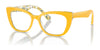 Dolce&Gabbana DX3357 Eyeglasses / Yellow On Yellow Roses №3443 / Size 47