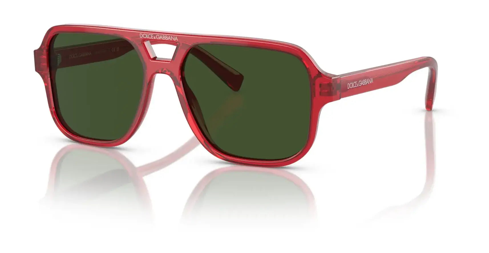 Dolce&Gabbana DX4003 Sunglasses Red / Dark Green