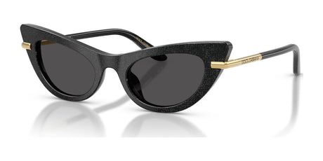 Dolce&Gabbana DX4008 Sunglasses Glitter Black / Dark Grey